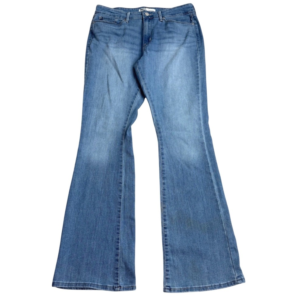 Signature by Levi Mid-Rise Bootcut Jeans Womens 8M W29‎ L32 Festival Western